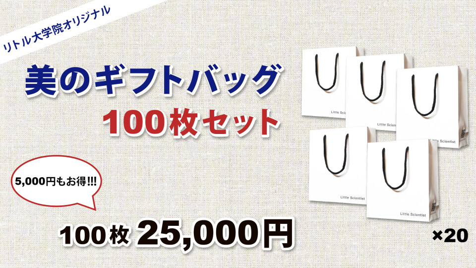 美のギフトバッグ【100枚セット】