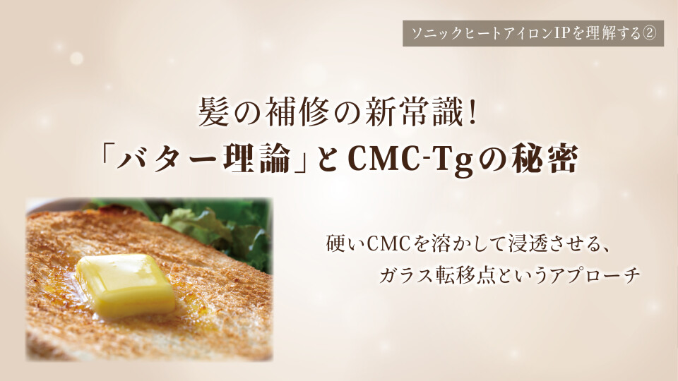 第2回　髪の補修の新常識！「バター理論」とCMC-Tgの秘密