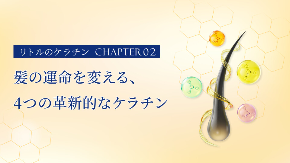 第2回「髪の運命を変える、4つの革新的なケラチン」